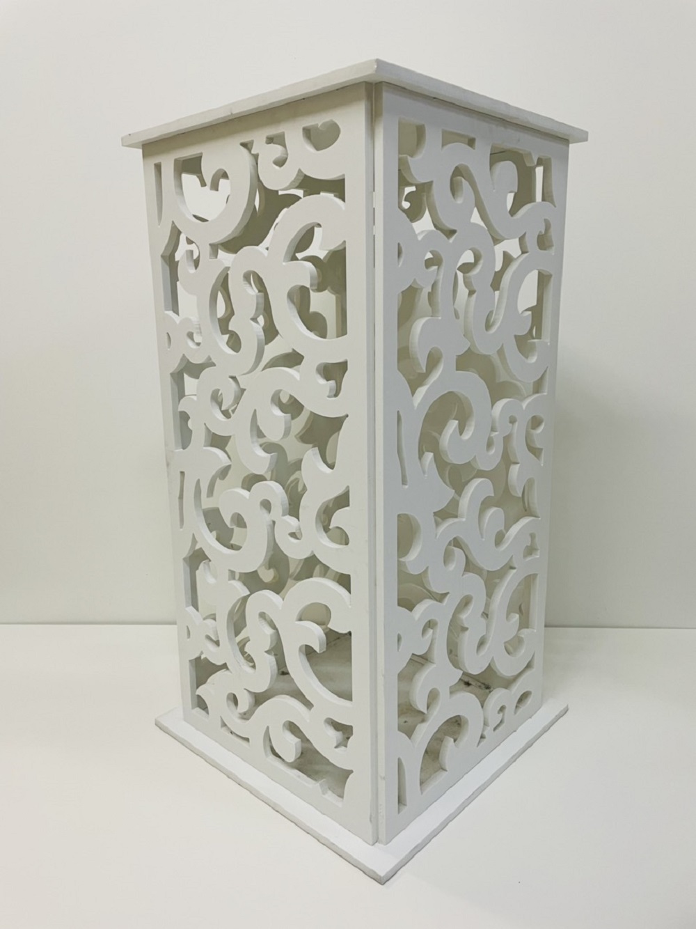 VIMA Decorative Display PVC Stand Pedestal White Color 26